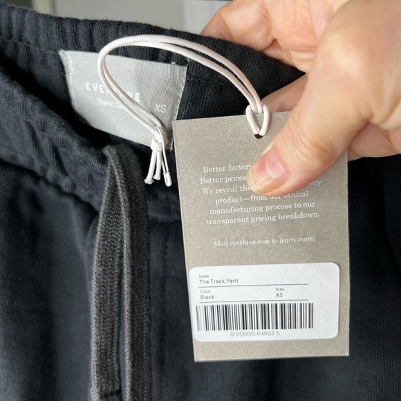 EVERLANE The Track Pant, Black, XS NWT - Picture 7 of 8